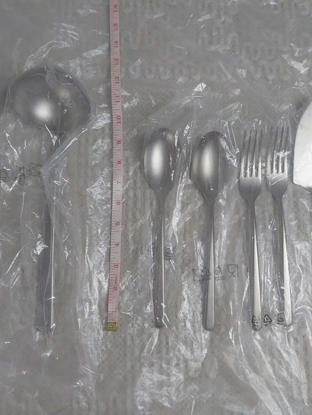 NEW! Quince- Sambonet Gia 6 Piece Brushed Stainless Steel Serving Set! (B16)